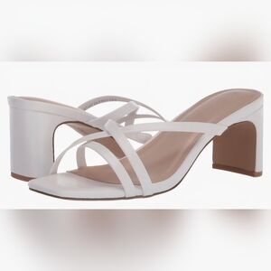 The Drop Women's Amelie Strappy Square Toe Heeled Sandal #794